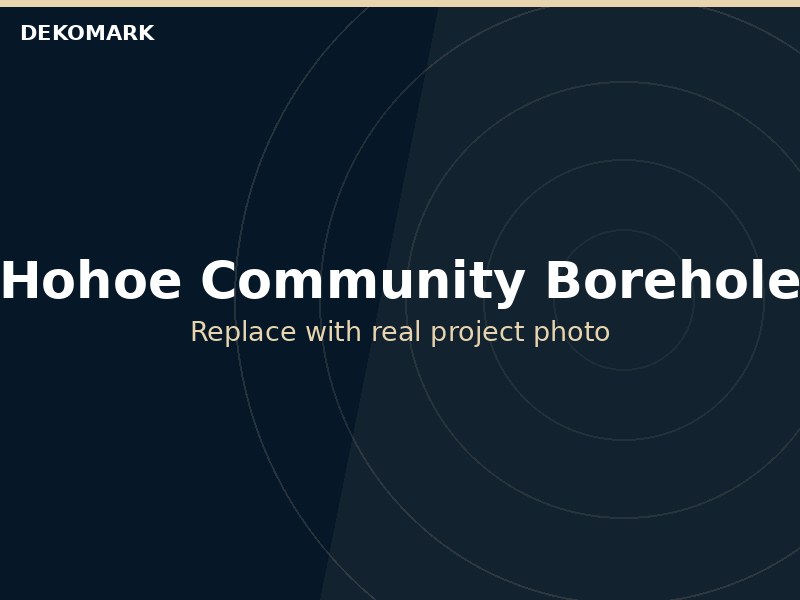 Hohoe Community Borehole